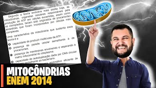 MITOCÔNDRIAS NO ENEM  Segundo a teoria evolutiva mais aceita as mitocôndrias organelas celulares [upl. by Aldredge]