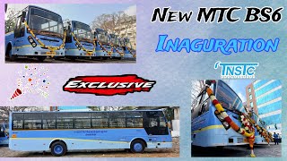 New MTC Blue Bus Inaugural 🚌  BS6 🍃 Exclusive 🔥 CHENNAI CITY  சென்னை நீல நிற பேருந்து [upl. by Cormack]