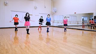 Rampampam  Line Dance Dance amp Teach [upl. by Annaierb]