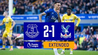 EXTENDED HIGHLIGHTS EVERTON 21 CRYSTAL PALACE [upl. by Ynolem552]