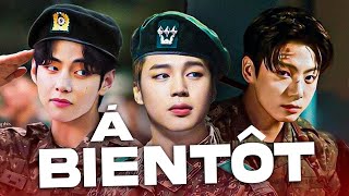 BTS AU SERVICE MILITAIRE LES DÉTAILS POUR CHAQUE MEMBRE  Actu KPOP FR bts btsarmy army kpop [upl. by Norreg]