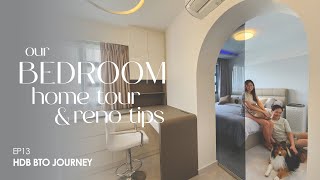 Bedroom Tour amp Renovation Tips  SelfDesigned Neutral Contemporary Home  EP13 HDB BTO Journey [upl. by Timothy144]