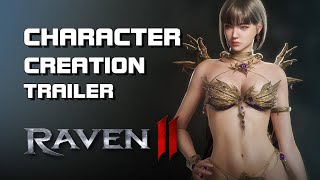 Raven 2 레이븐2  Character Creation Trailer  F2P  MobilePC  KR [upl. by Nivrem]