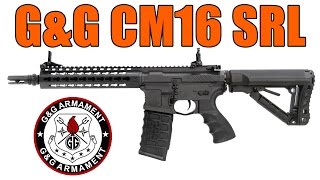 AIRSOFT  REVIEW  TBC  GampG CM16 SRL  ENGLISH SUBS [upl. by Ceil]