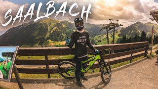 DOWNHILL MOUNTAIN BIKING SAALBACH HINTERGLEMM BIKEPARK [upl. by Levan]