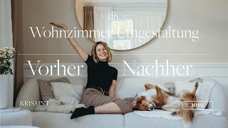 Wohnzimmer MakeOver mit Wandkassetten Stuck und Kreidefarbe  Altbau [upl. by Charline]