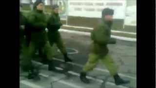 Russian Army Marches to Spongebob Squarepants Theme Song [upl. by Cornish]