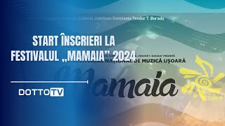 Start înscrieri la Festivalul „Mamaia” 2024 [upl. by Anuaik]