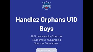 Nunawading Spectres Tournament U10 Handlez Orphans Highlights [upl. by Morrison]