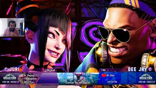 FACING ZHEN  Juri vs Deejay Cammy 🔥SF6 Master [upl. by Keifer356]