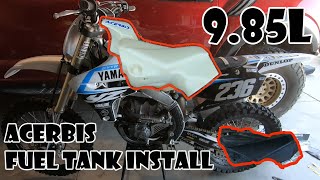 Acerbis Gas Tank Install How to [upl. by Acirej]