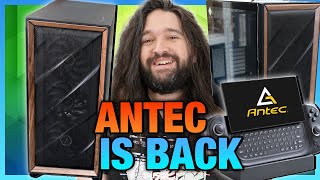 Antecs Case Comeback High Performance Cases Wood Panels amp AMD Handheld [upl. by Nelsen]