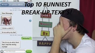 Top 10 Funniest break up texts  Mike Fox [upl. by Ahsets]