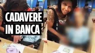 Porta un cadavere in banca per ottenere un prestito di 3mila euro “Dai zio firma qui” [upl. by Llydnek]