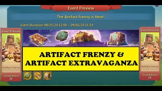 Lords Mobile  ARTIFACT FRENZY  Upcoming event amp Artifact Extravaganza  All details revealed [upl. by Anij]