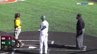 Highlights Wagner Baseball vs Iona [upl. by Alrrats901]