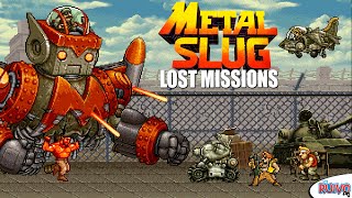 New Metal Slug The Lost Missions  FANGAME INCRÍVEL [upl. by Darsie]