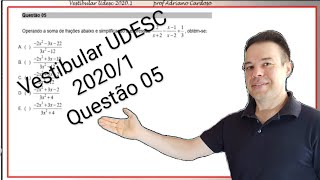 Vestibular UDESC Questão 05 MATEMÁTICA UDESC VESTIBULAR MATEMÁTICA ENEM [upl. by Ayahs415]