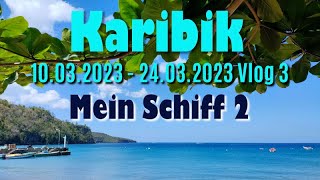 Karibik Mein Schiff2 Vlog3  Dominica und ein Cocktail Workshop [upl. by Lennaj]