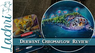 Derwent Chromaflow Colored Pencil Review  Lachri [upl. by Alvie]