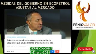 MEDIDAS DEL GOBIERNO EN ECOPETROL ASUSTAN AL MERCADO Cierre Colombia [upl. by Perla]