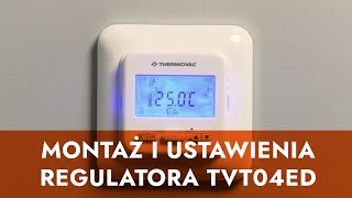 Montaż i ustawienia termoregulatora TVT 04 ED firmy Thermoval  instrukcja [upl. by Bergwall]