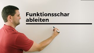 Funktionsschar ableiten Ableitung mit ParameterBuchstaben Basics  Mathe by Daniel Jung [upl. by Kelwen]