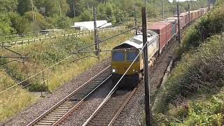 66709 4s57 Hams Hall GBRf  Mossend Euroterminal GBRf 19th September 2024 [upl. by Houlberg]