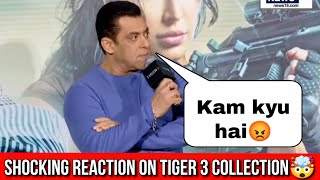 SALMAN KHANS SHOCKING REACTION ON TIGER 3 BOX OFFICE COLLECTION [upl. by Ebert]