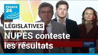 Législatives 2022  la NUPES et le ministère de lIntérieur bataillent sur les résultats [upl. by Yelrak]