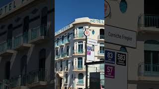 Marseille Corniche Kennedy hôtel et restaurant Péron Bateaux voiliers en mer Méditerranée [upl. by Keviv]