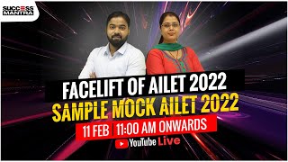 Facelift of AILET 2022  Sample Mock AILET 2022  Success Mantra Coaching in Delhi [upl. by Fortunio]