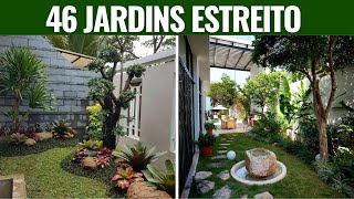 46 IDEIAS DE JARDINS ESTREITOS EM ESPAÇOS PEQUENOS VOCÊ PRECISA VER [upl. by Cochrane]