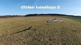 Glider Landings 2 Fafnir Reiher III Ka 6E SF 27 [upl. by Suanne]