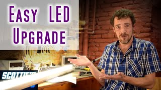 Driving a Two Pin Fluorescent Lamp with an Electronic Ballast [upl. by Ardena901]