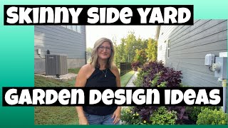 Side Yard Garden Design ideas and Garden Tour [upl. by Thorwald53]