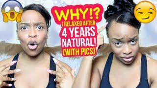 Why I RELAXED my Natural Hair [upl. by Yesoj214]