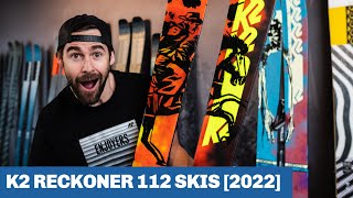 K2 Reckoner 112 Ski 2022  SNEAK PEAK [upl. by Yecac987]