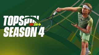 TopSpin 2K25 I Season 4 Trailer [upl. by Saticilef]