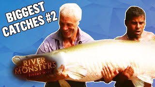 The BIGGEST CATCHES Part 2  COMPILATION  River Monsters [upl. by Medrek623]