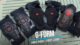 GForm Mountain Bike Knee Pads  First Look [upl. by Ayotas]