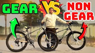 Gear vs Non Gear Cycle  Single Speed vs Gear Bicycle [upl. by Krein]