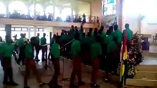 St Hubert Minor Seminary performing Tolite Hostias during the 2016 catholic carol held at Obuasi [upl. by Odnalra]