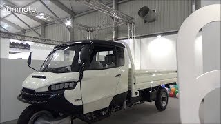 3 wheels car  made in China Piaggio APE style WUZHENG 2019 [upl. by Lledal]