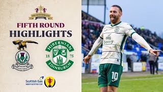 Inverness CT 13 Hibernian  Scottish Gas Mens Scottish Cup Fifth Round Highlights [upl. by Eignat]