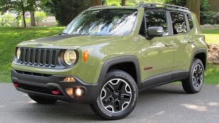 2015 Jeep Renegade Trailhawk Start Up Road Test and In Depth Review [upl. by Tneciv]