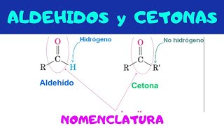 Diferencias entre ALDEHÍDOS y CETONAS  Grupo Funcional y Nomenclatura [upl. by Arima]