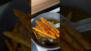 💢💥Quick and easy Crispy Banana fries 😋😋😋  Tasty and yummy 🤩 shorts trendingnow frenchfries [upl. by Mariellen]