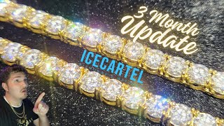 ICECARTEL 5mm Moissanite Tennis Chain 3 Month Update [upl. by Gehlbach]