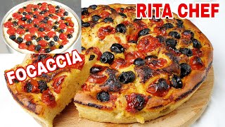 FOCACCIA ALTA E SOFFICE🍕RITA CHEF  incredibilmente buona [upl. by Ahseina555]